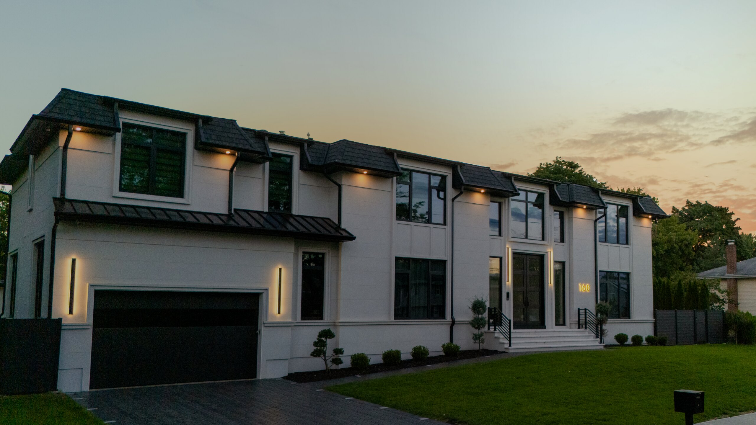 Custom home built by Força Builders